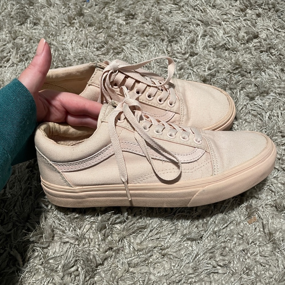 Pale pink Vans